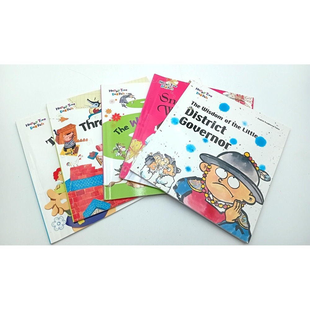 Happy Tree English‎ Korean Language Learning Book Lot of 5 Children's Books